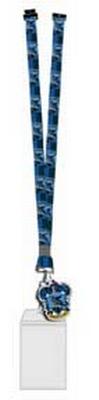 Lanyard W/ Badge Holder & Rubber Charm - Ravenclaw Pattern