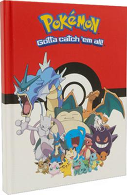 Hard Cover Journal - Gotta Catch Em All Pokeball