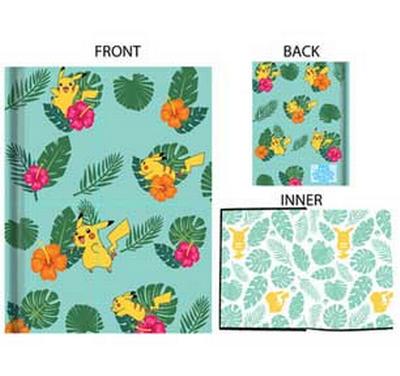 Hard Cover Journal - Pikachu Tropical Pattern