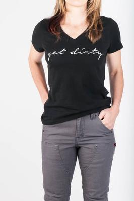 W`s Get Dirty S/s Vneck Tee