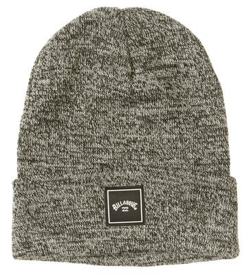 Stacked Heather Beanie - Black