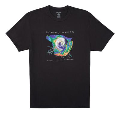 Cosmic Waves S/s Tee - Black