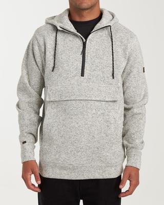 Boundry Pullover: Heavy Fleece - Grey Heather