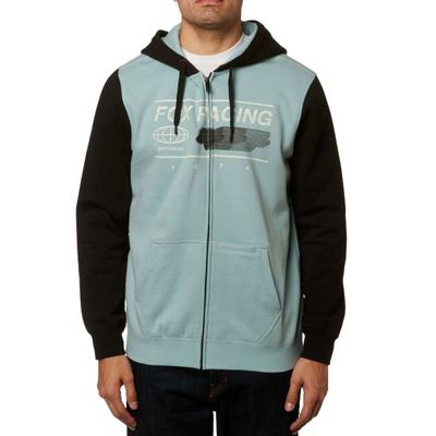 Global Zip Fleece Hoodie- Citadel