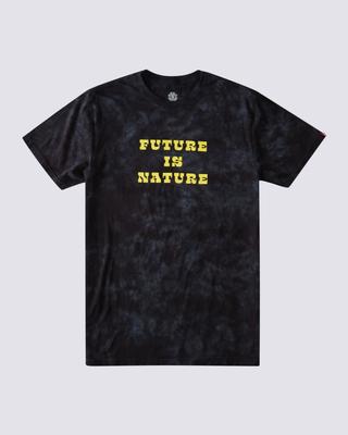 Fin Wash S/s Tee - Black Tie Dye