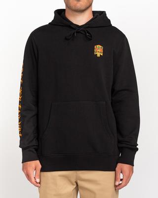 Spectral Hoodie: Plant Skull - Black