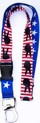 Lanyard W/ Bottle Opener - Sublimated Allover Print