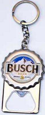 Keychain - Busch Screen Print Molded Bottle Cap