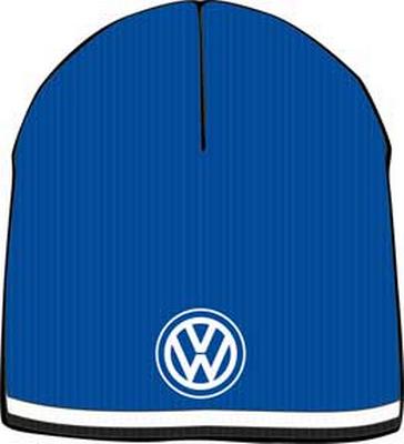 Knit Beanie - Vw Blue Striped