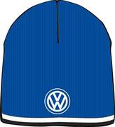 Knit Beanie - Vw Blue Striped