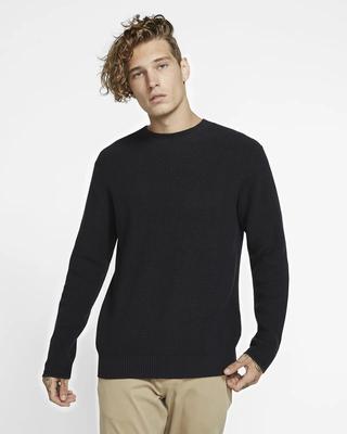 Rogers Solid P/o Sweater - Oil Grey