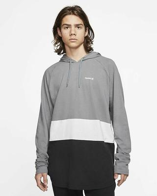 Hot Block P/o Hoodie - Smoke Grey/white/black