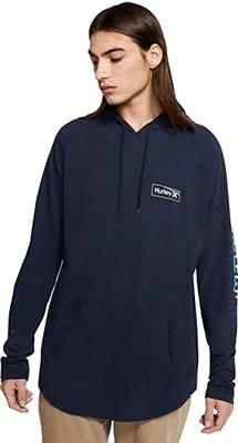 One&only Box Gradient L/s Hooded Tee - Obsidian