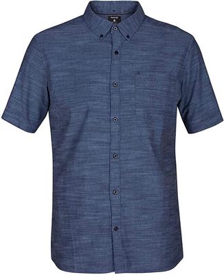 One&only 2.0 Woven S/s: Button Down - Obsidian