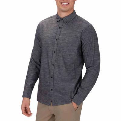 One&only 2.0 Woven L/s: Button Down - Black