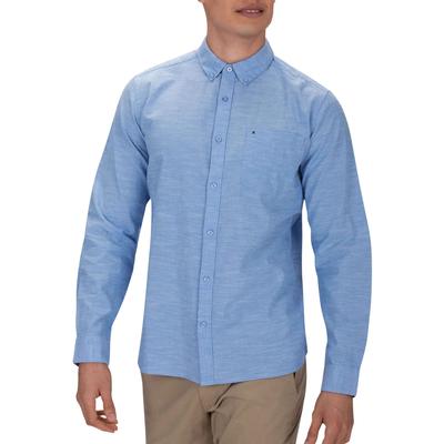 One&only 2.0 Woven L/s: Button Down - Blue Ox