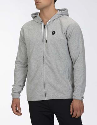 Dri-fit Universal Fleece F/z Hoodie - Dk Grey Hthr