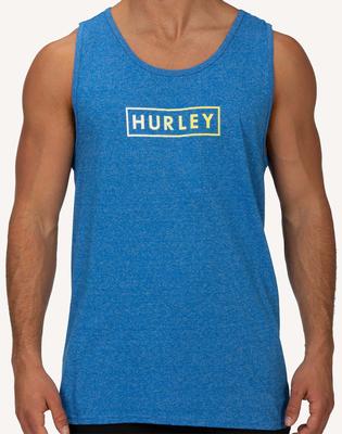 Boxed Gradient Tank Top - Soar/hthr