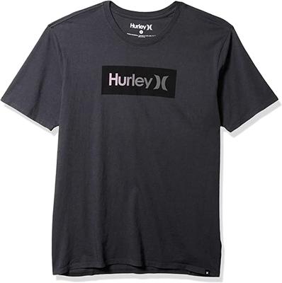One&only Tri-blend Shaded S/s Tee - Dk.smoke Grey