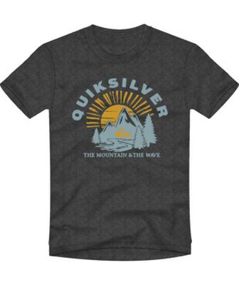 Mountain Side S/s Tee - Charcoal Heather