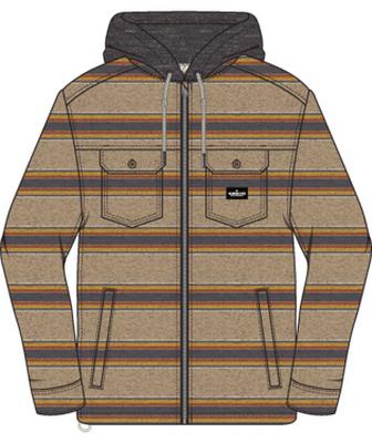 Super Swell F/z Hood Jacket - Plage Superswell Stripe