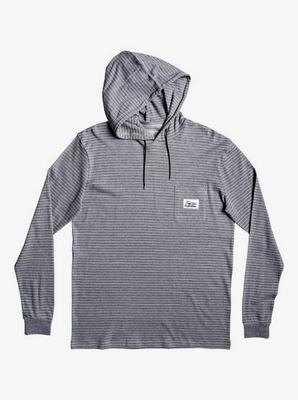 Zermet Hooded L/s Pocket Tee - Micro Chip