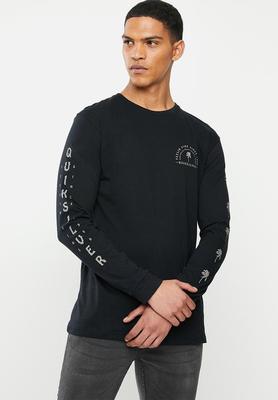 Blind Alley L/s Tee - Black