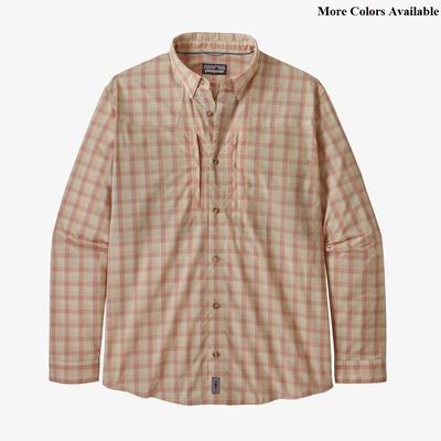 M`s L/s Sun Stretch Woven Shirt