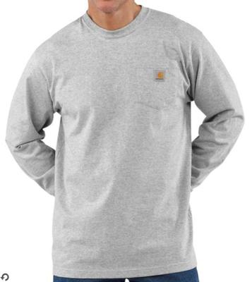 M`s Workwear Pckt Ls T-shirt