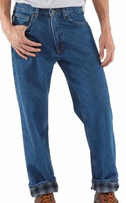 Straight Leg Flannel Lined Jean