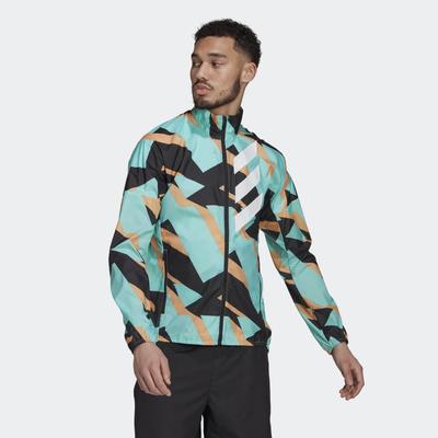 Terrex Agravic Parley Wind Jkt: Wind Resistant - Mint