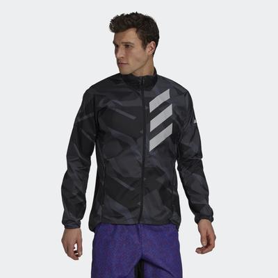 Terrex Agravic Parley Wind Jkt: Wind Resistant - Grey