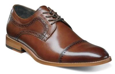 Dickinson- Cap Toe Oxford - Cognac