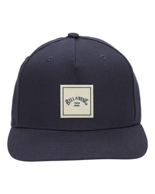 Stacked Snapback Hat - Navy