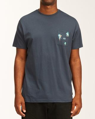 Team Wave Mini Pkt S/s Tee - Navy