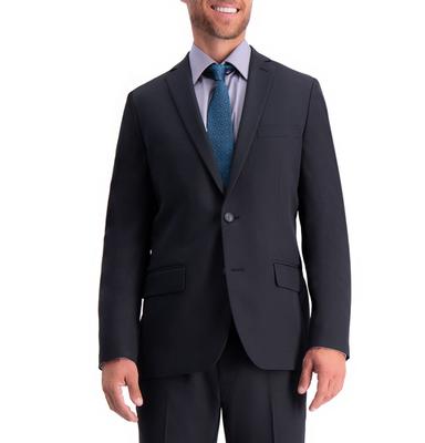 Active Series Suit Coat: Slim Fit - Off Black