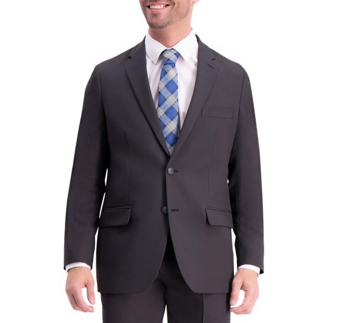  Active Series Suit Coat : Classic Fit - Charcoal