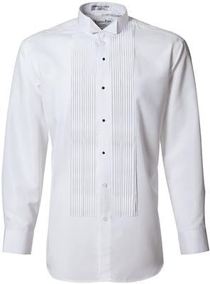 Tuxedo Shirt Wingtip Collar - White