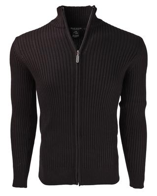 Fz Ribbed Cardigan - Black