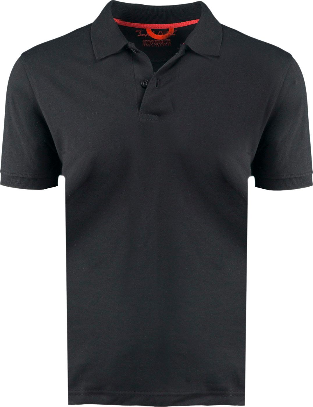  Jersey Polo Slim Fit S/S - Black