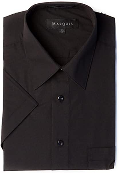  Dress Shirt S/S Reg - Black