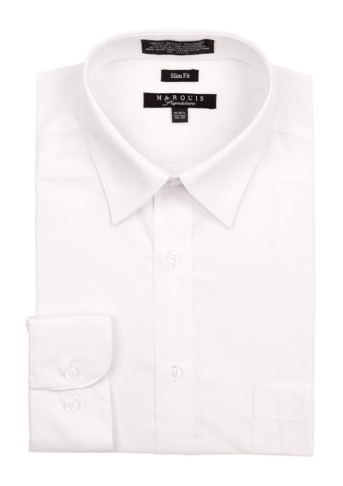  Dress Shirt L/S Slim - White