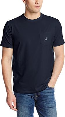 Solid S/s Anchor Pocket Tee - True Black