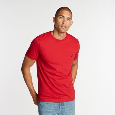 Crew Neck Solid S/s Tee - Nautica Red