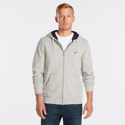 Supersoft F/z Fleece Hoodie - Stone Grey Hthr