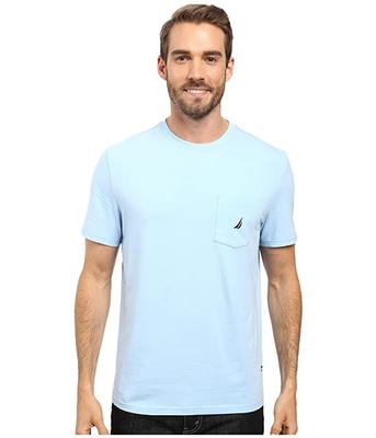 Solid S/s Pocket Tee: Anchor - Noon Blue
