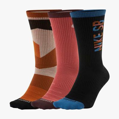 Nike Everyday Max Crew Socks 3pk - Multi