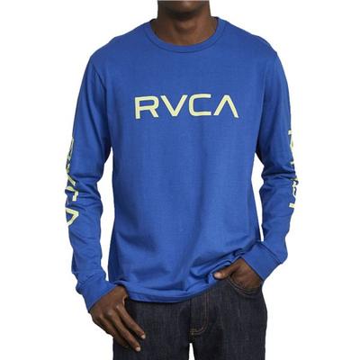 Big Rvca L/s Tee - Bright Blue