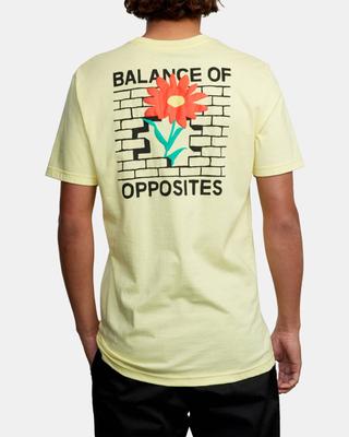 Breakout Ss Tee: Balance Of Opposites - Bright Yellow