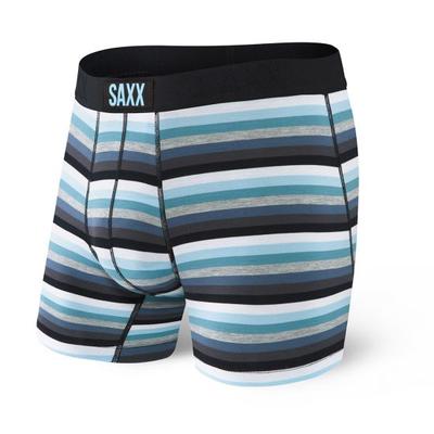 Vibe Boxer Brief: Grey Pop Stripe